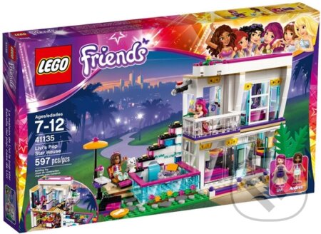 LEGO Friends 41135 Livi a její dům popové hvězdy, LEGO, 2016
