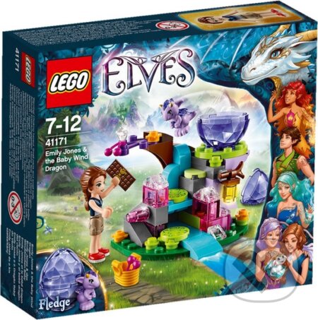LEGO Elves 41171 Emily Jonesová a mláďa veterného draka, LEGO, 2016