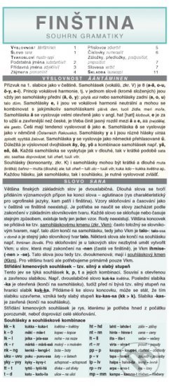 Finština – souhrn gramatiky, Holman, 2009