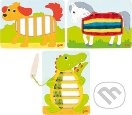 Obrázky ke tkaní Tři zvířátka