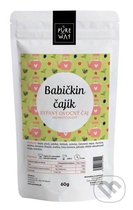 Babičkin čajík (sypaný ovocný čaj, aromatizovaný, 60 g)