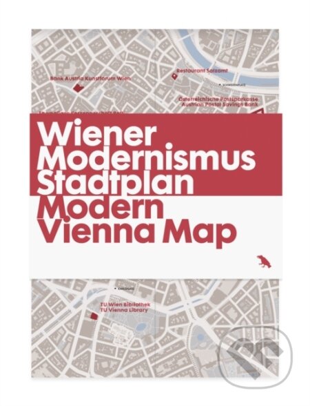 Modern Vienna Map / Wiener Modernismus Stadtplan - Gili Merin, Blue Crow Media, 2023