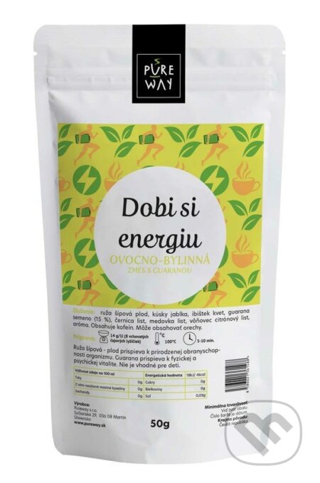 Dobi si energiu (ovocno-bylinná zmes s guaranou, 50g)