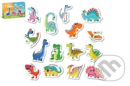 Magnetická hra Dinosauři (15ks v krabičce) - hra z kategorie Vzdělávací hry