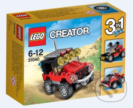 LEGO Creator 31040 Púštne pretekárske autá, LEGO, 2016