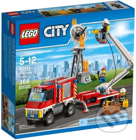 LEGO City Fire 60111 Zásahové hasičské auto, LEGO, 2016