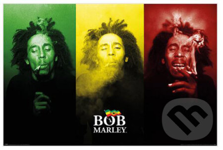 Plagát Bob Marley: Tricolour Smoke, , 2019