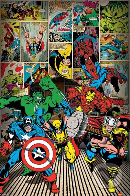 Plagát Marvel Comics: Here Come The Hero, , 2023