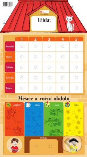 Učební pomůcky - Rozvrh hodin - kniha z kategorie 1. stupeň