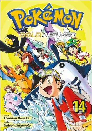 Pokémon 14: Gold a Silver - Hidenori Kusaka, Satoši Jamamoto (Illustrátor), Crew, 2023