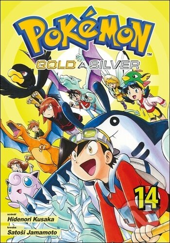 Pokémon 14: Gold a Silver - Hidenori Kusaka, Satoši Jamamoto (ilustrátor) - kniha z kategorie Komiksy