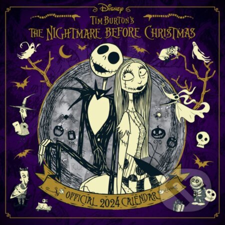Oficiálny nástenný kalendár 2024 Disney: The Nightmare Before Christmas - Ukradené Vánoce s plagátom, , 2023