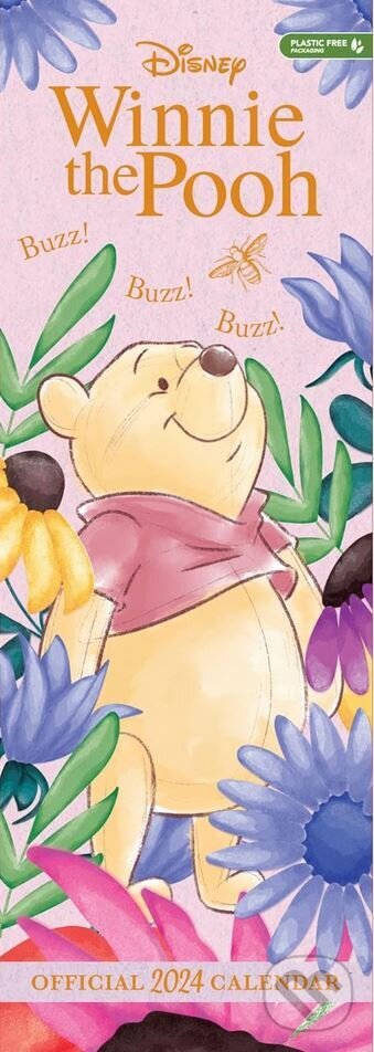 Oficiálny nástenný kalendár 2024 Winnie The Pooh, , 2023