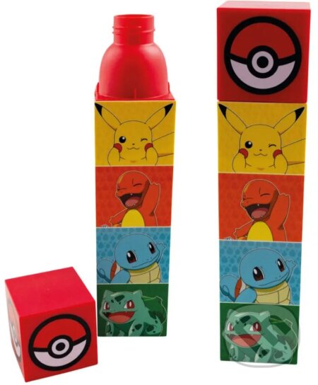 Plastová fľaša Pokémon: Postavy, Pokemon, 2023