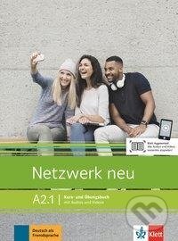 Netzwerk neu A2.1. Kurs- und Übungsbuch mit Audios und Videos - Stefanie Dengler, Klett