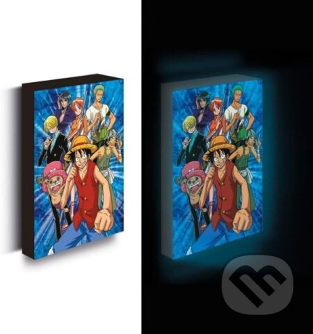 Obraz LED svítící One Piece, 30x40 cm