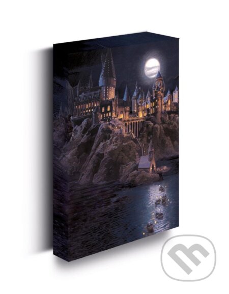 Harry Potter Obraz LED svietiaci - Rokfort hrad, EPEE, 2023