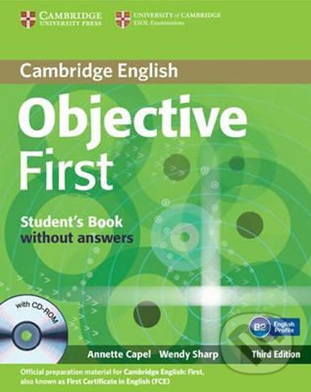 Objective First Student´s Book without Answers with CD-ROM (3rd) B2 - Annette Capel, Cambridge University Press
