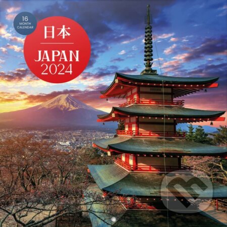 Oficiálny nástenný kalendár 2024 16 mesiacov: Japonsko, , 2023