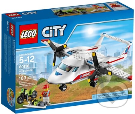 LEGO City Great Vehicles 60116 Záchranárske lietadlo, LEGO, 2016