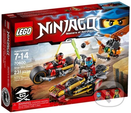 LEGO Ninjago 70600 Naháňačka nindža motoriek, LEGO, 2016