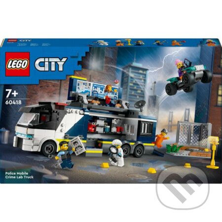 LEGO® City 60418 Mobilné kriminalistické laboratórium policajtov, LEGO, 2024