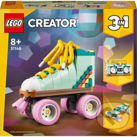 LEGO® Creator 3 v 1 31148 Retro kolieskové korčule, LEGO, 2024