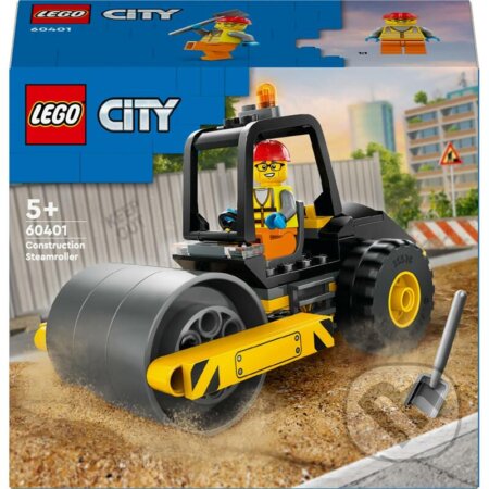 LEGO® City 60401 Stavebný parný valec, LEGO, 2024