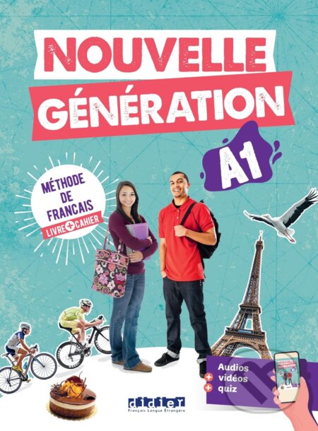 Nouvelle Génération A1 - Livre + Cahier + didierfle.app, Didier