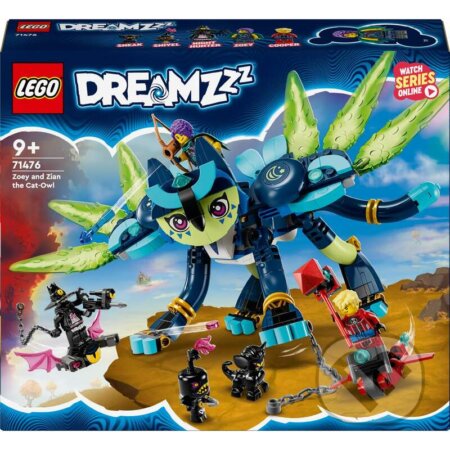 LEGO® DREAMZzz™ 71476 Zoey a mačkosova Zian, LEGO, 2024