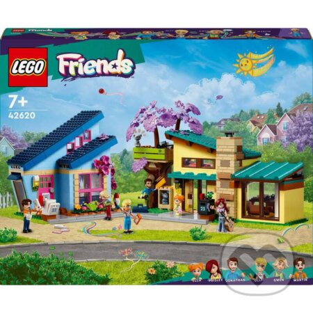 LEGO® Friends 42620 Rodinné domy Ollyho a Paisley, LEGO, 2024