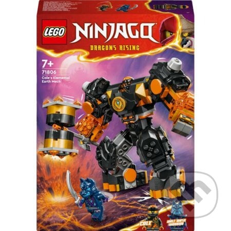 LEGO® NINJAGO® 71806 Coleov živelný zemský robot, LEGO, 2024
