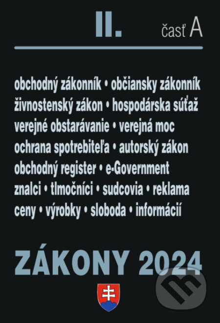 Zákony 2024 II/A - Obchodné a občianske právo, Poradca s.r.o., 2024
