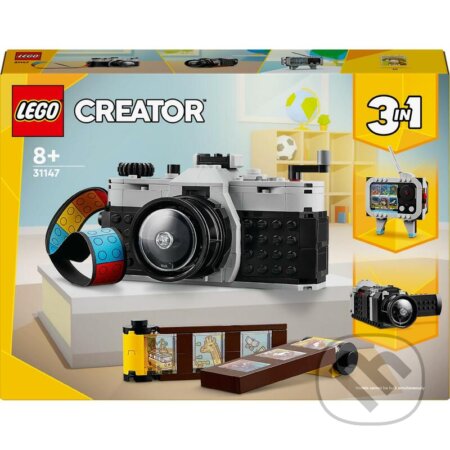 LEGO® Creator 3 v 1 31147 Retro fotoaparát, LEGO, 2024