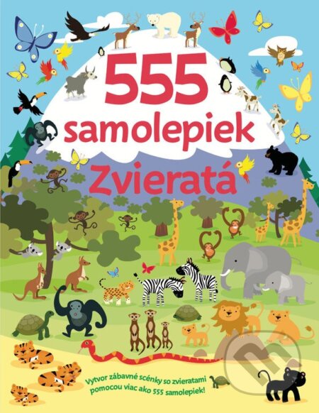 555 samolepiek: Zvieratá, Svojtka&Co., 2024