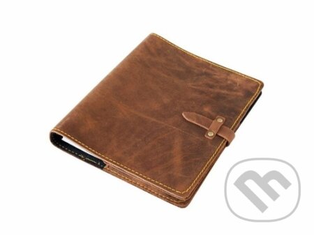 Diář A5 Nýty hnědý