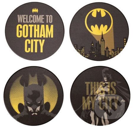 Set 4 keramických taciek Batman: Gotham City, Batman, 2022