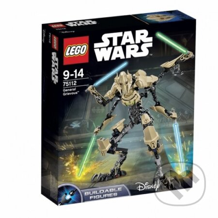 LEGO Star Wars - akční figurky 75112 Generál Grievous, LEGO, 2016