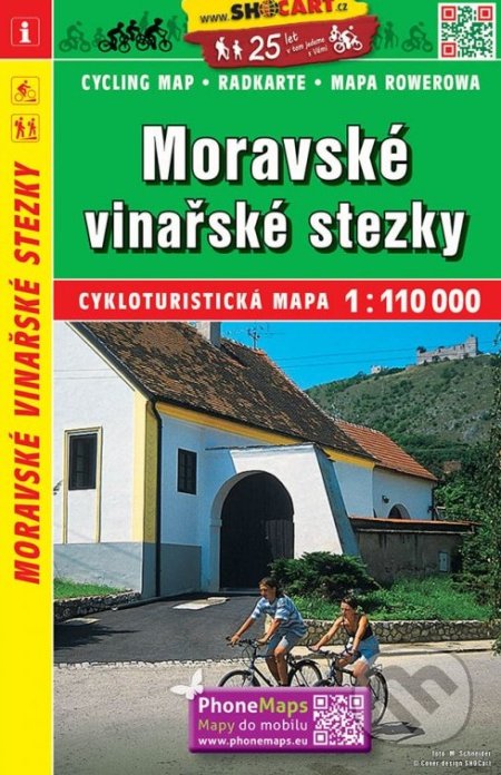 Moravské vinařské stezky 1:110 000, SHOCart, 2019