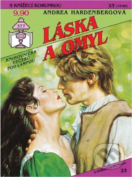 Kniha: Láska a omyl (Andrea Hardenberg). Ivo Železný, 1993