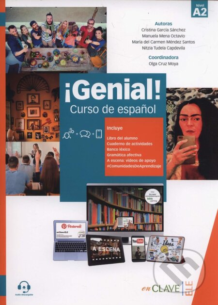 ¡Genial! A2 - Curso de español (Libro del alumno y Cuaderno de actividades 2 (A2) + audio descargabl) - kniha z kategorie Jazykové učebnice a slovníky