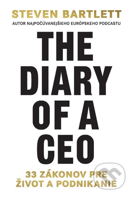 Kniha: The Diary of a CEO (slovenský jazyk) (Steven Bartlett)