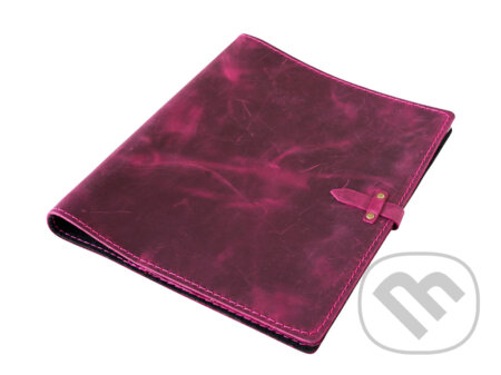 Šanon A4 s nýty - Pull Up Růžový