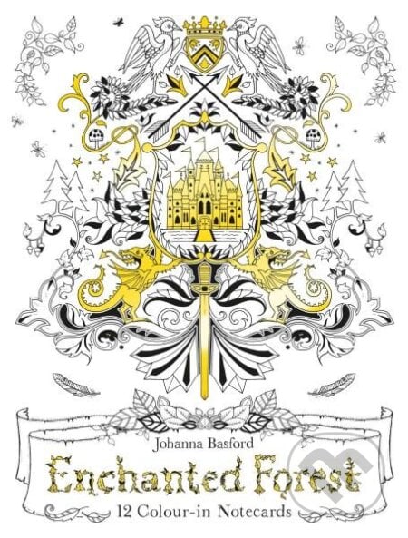 Enchanted Forest: 12 Colour-in Notecards - Johanna Basford, Laurence King Publishing, 2016