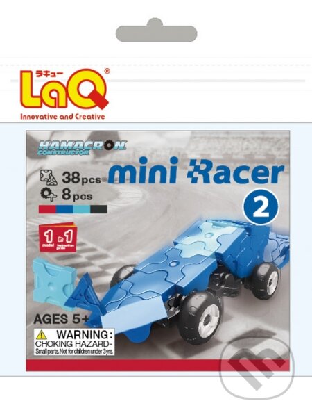 LaQ HC Mini Racer Modrý, LaQ, 2016