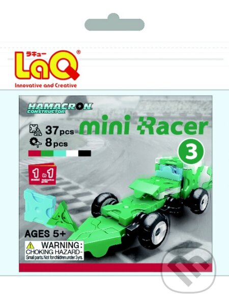 LaQ HC Mini Racer Zelený, LaQ, 2016