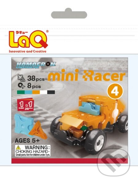 LaQ HC Mini Racer Oranžový, LaQ, 2016