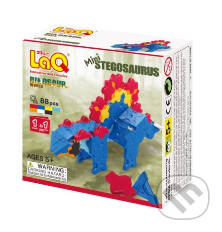 LaQ stavebnica Dinosaur World mini Stegosaurus, LaQ, 2016