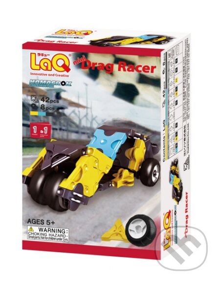 LaQ stavebnica Hamacron Constructor Mini Drag racer, LaQ, 2016