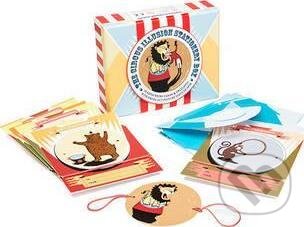 Circus Illusion Stationery Box (10 circus illusion cards with press out picture discs to spin)
